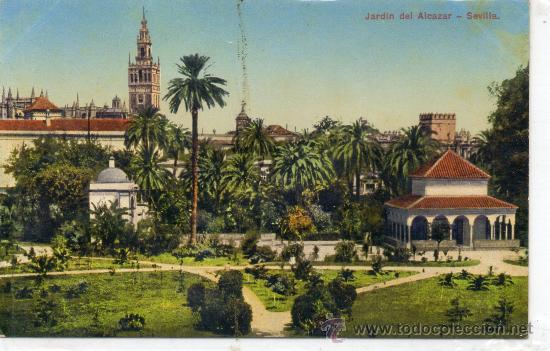 View of Seville - Alcazar Gardens